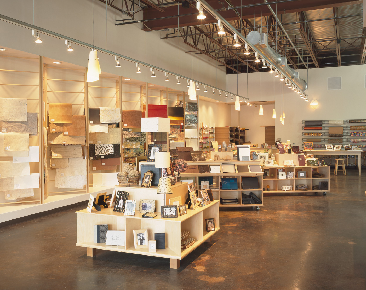 A paper stores interior.