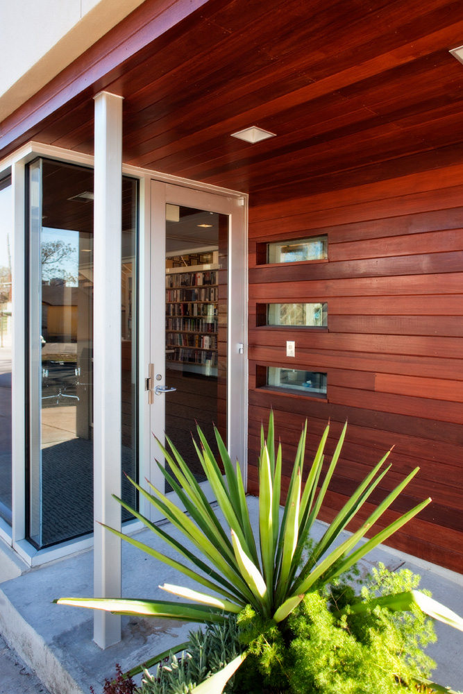 Front entrance to Mckinney York Architects headquarters.