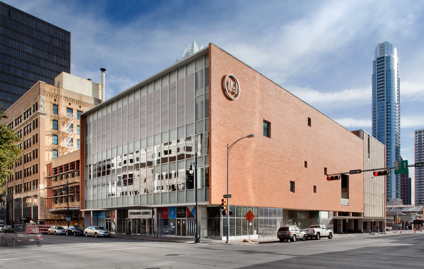 A large office building on downtown corner.