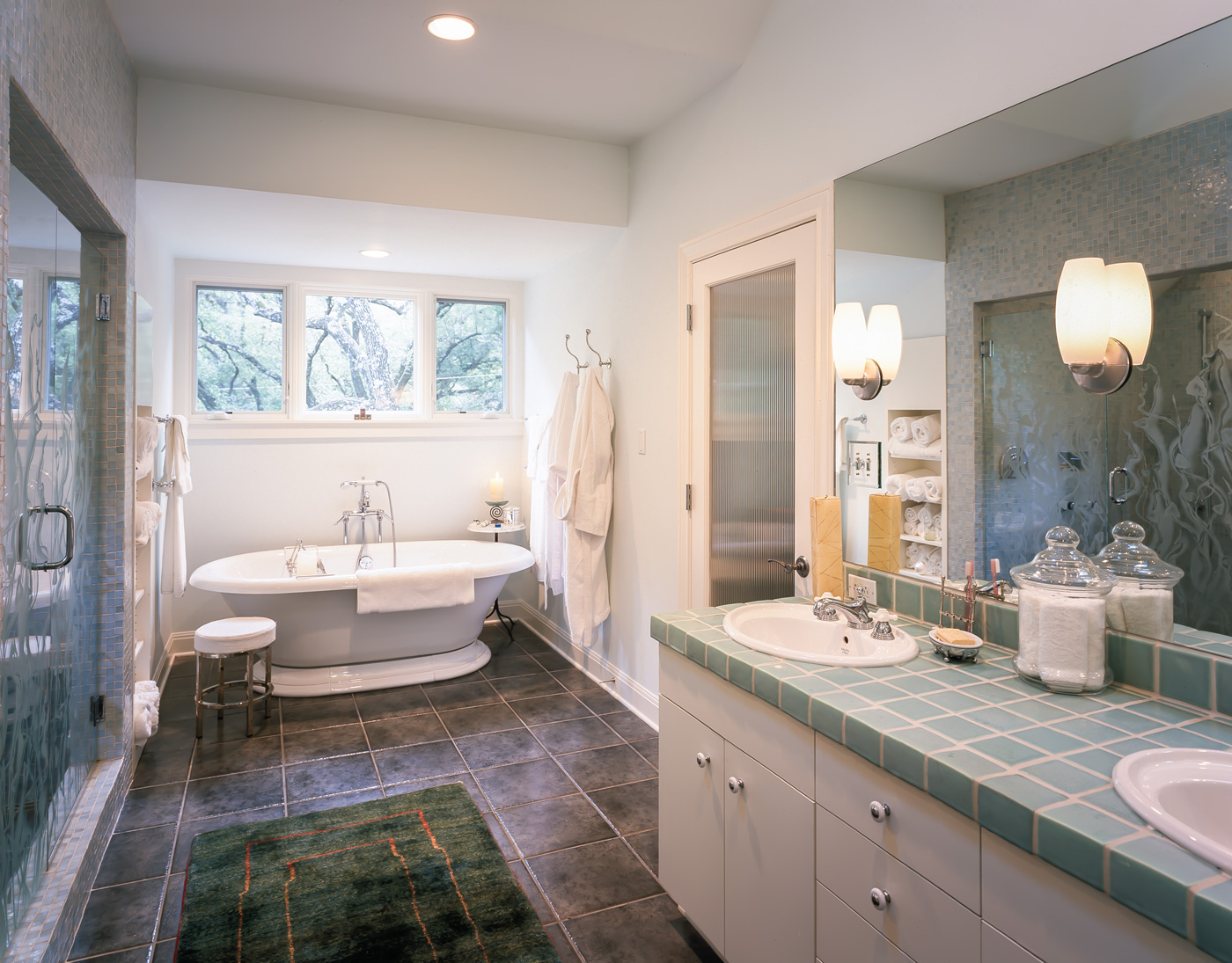 Master bathroom.