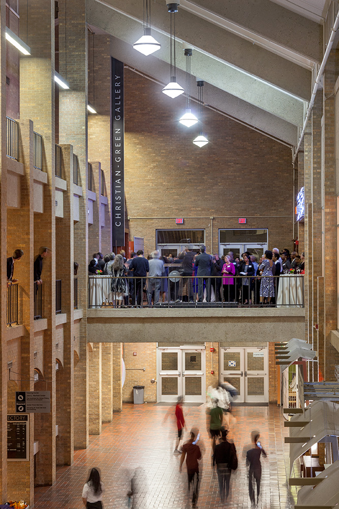 Entrance to gallery during exhibit debut.