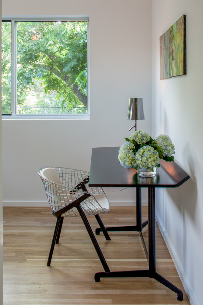 A small bedroom desk.